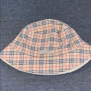 Kids Burberry Nova Check Bucket Hat